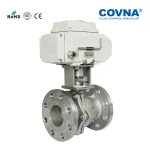 COVNA HK60-Q-F 3PS Electric 2 Way Flange Ball Valve With Actuator3